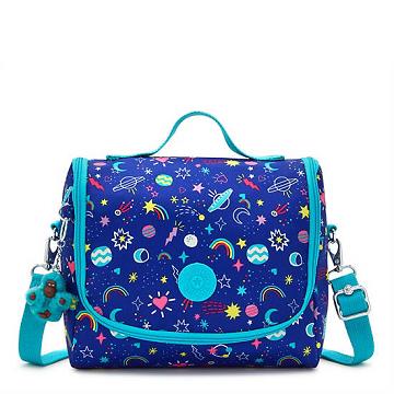 Kipling New Kichirou Printed Lunch Bag Táska Kék | HU 2157NW